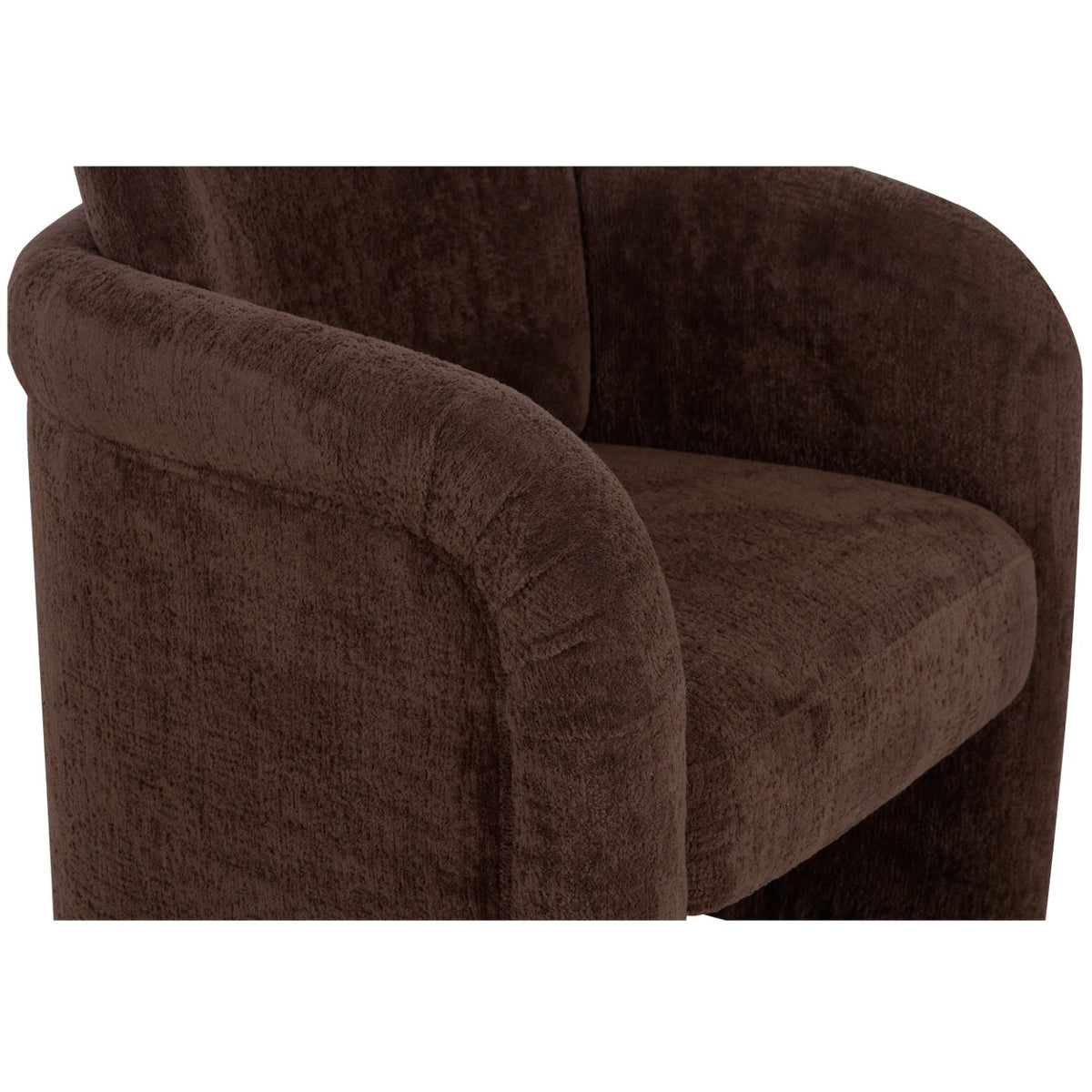 Modern European furniture - Curved Frame Rolling Dining Chair - www.oroa.com
