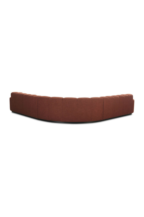 Modern European furniture - Square-Tufted L-Shaped Sectional Sofa - www.oroa.com