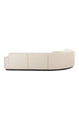 Modern European furniture - Square-Tufted L-Shaped Sectional Sofa - www.oroa.com