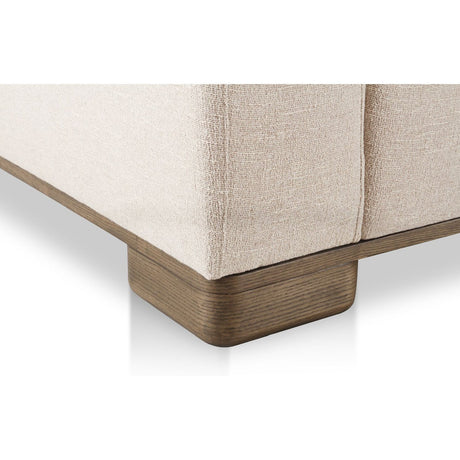 Modern European furniture - Beige U-Shaped Modular Sofa - www.oroa.com