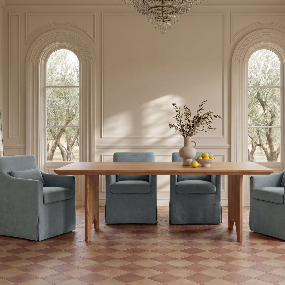 Slipcover Dining Chair | Novi Living Lydia - www.oroa.com