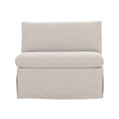 Modern European furniture - Beige Dining Chair and Half Slipcover - www.oroa.com