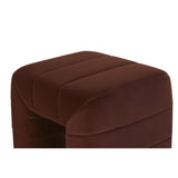 Modern European furniture - Wide Channel Detail Stool - www.oroa.com