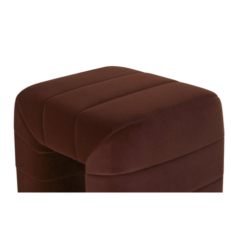 Modern European furniture - Wide Channel Detail Stool - www.oroa.com