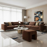 Modern European furniture - Wide Channel Detail Stool - www.oroa.com