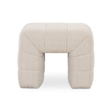 Modern European furniture - Wide Channel Detail Stool - www.oroa.com
