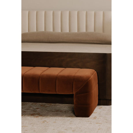 Channel Upholstered Bench | Novi Living Verity - www.oroa.com