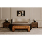 Channel Upholstered Bench | Novi Living Verity - www.oroa.com