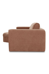 Modern European furniture - Weave Fabric Sectional Sofa - www.oroa.com