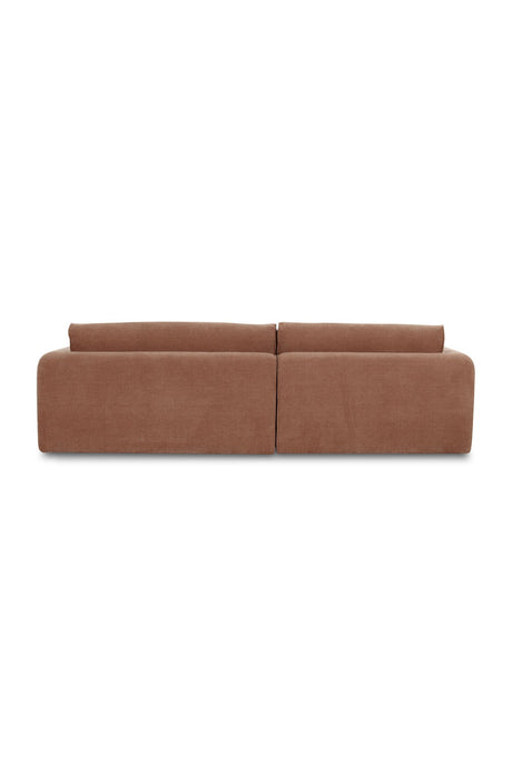 Modern European furniture - Weave Fabric Sectional Sofa - www.oroa.com