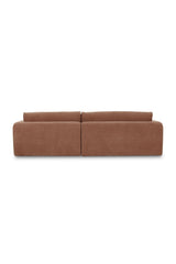 Modern European furniture - Weave Fabric Sectional Sofa - www.oroa.com