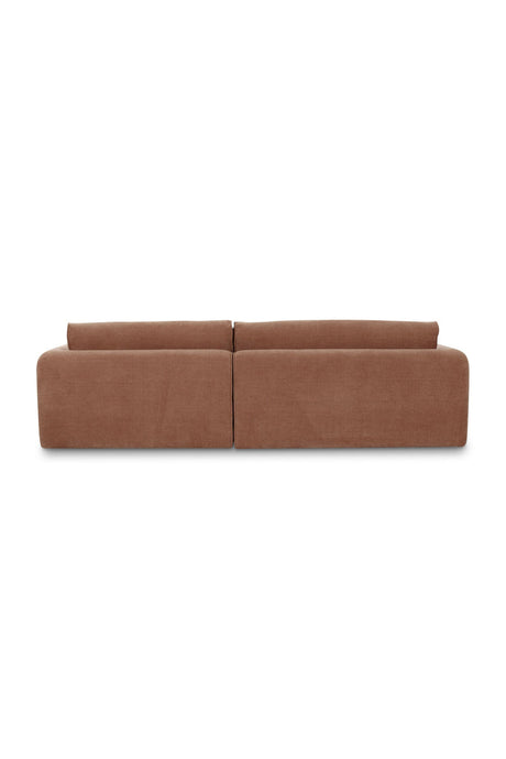 Modern European furniture - Weave Fabric Sectional Sofa - www.oroa.com