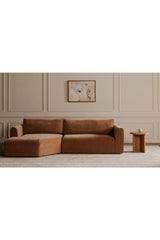 Modern European furniture - Weave Fabric Sectional Sofa - www.oroa.com