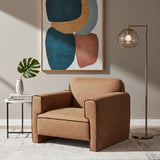 Modern European furniture - Rolled-Arm Accent Chair - www.oroa.com