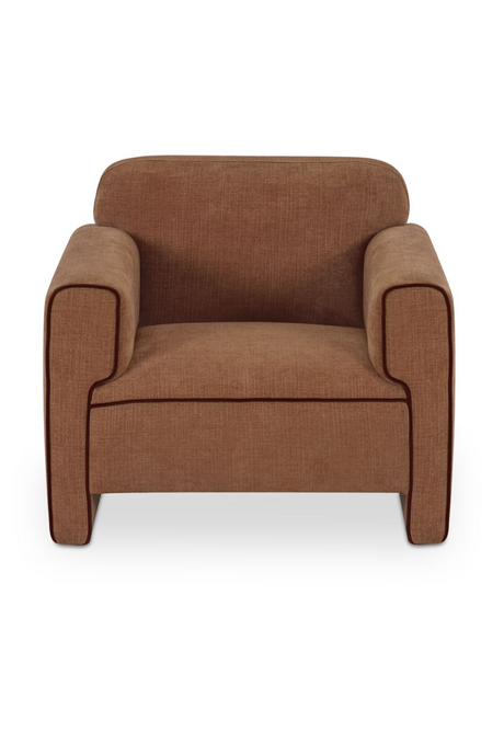 Modern European furniture - Rolled-Arm Accent Chair - www.oroa.com