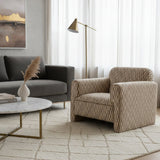 Modern European furniture - Rolled-Arm Accent Chair - www.oroa.com