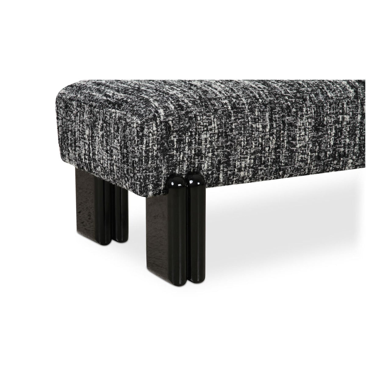 Modern European furniture - Textured Fabric Bench - www.oroa.com
