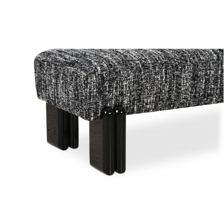 Modern European furniture - Textured Fabric Bench - www.oroa.com