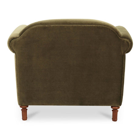 Modern European furniture - Mohair Inspired Rolled-Arm Accent Chair - www.oroa.com
