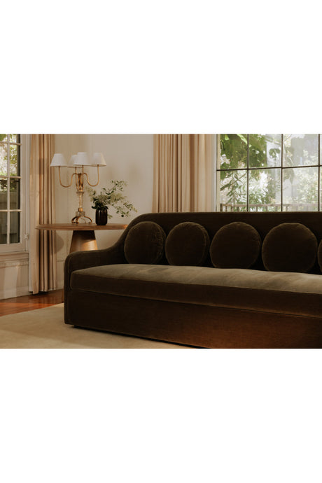 Modern European furniture - Curved Back Upholstered Sofa - www.oroa.com