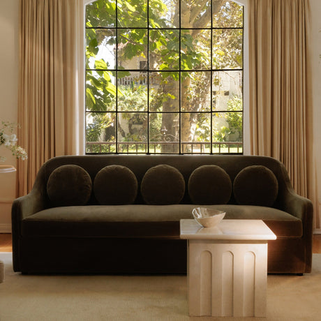 Curved Back Upholstered Sofa | Novi Living Rialto