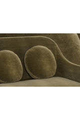 Modern European furniture - Curved Back Upholstered Sofa - www.oroa.com