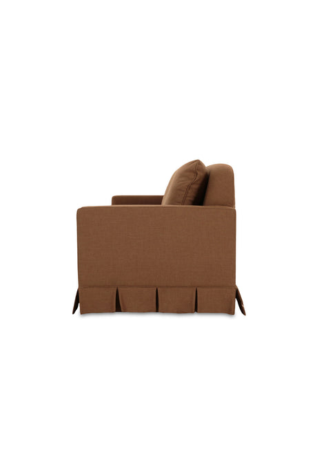 Modern European furniture - Pleated Skirt Fabric Sofa - www.oroa.com