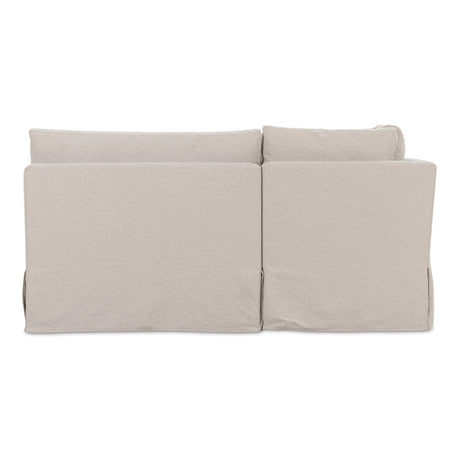 Modern European furniture - Beige U-Shaped Dining Banquette Slipcover L - www.oroa.com
