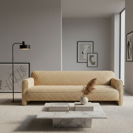 Modern European furniture - Rolled Arm Modern Sofa - www.oroa.com
