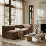 Modern European furniture - Brown Modular Sofa - www.oroa.com
