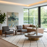 Modern European furniture - Brown Modular Sofa - www.oroa.com