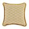 Modern European furniture - Geometric Print Fringed Cushion - www.oroa.com