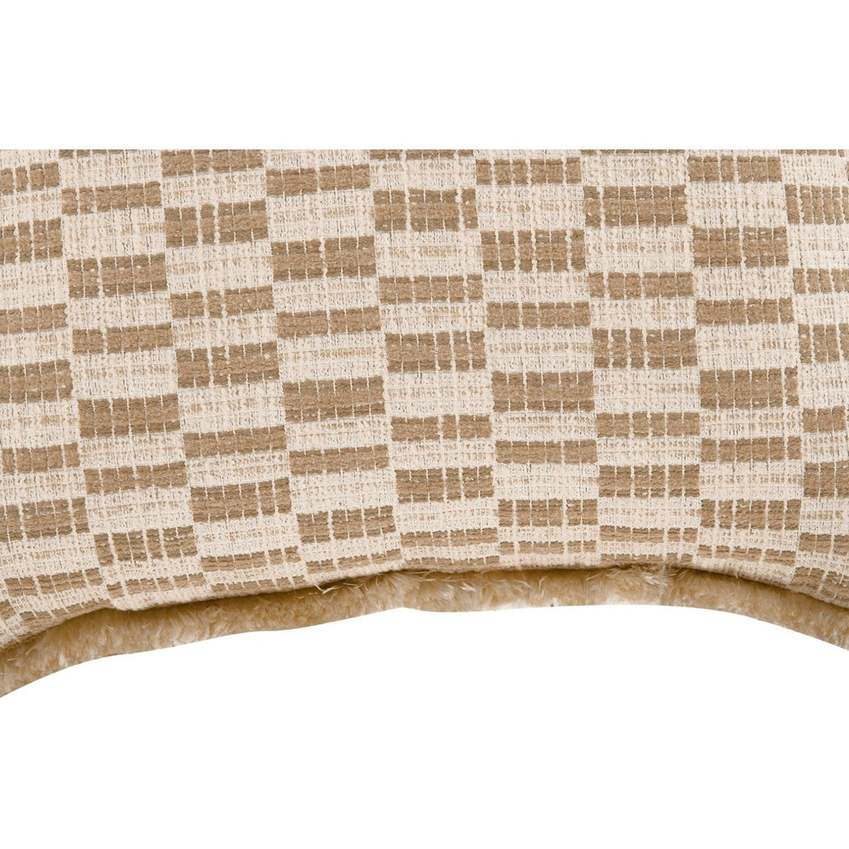 Modern European furniture - Geometric Print Fringed Cushion - www.oroa.com