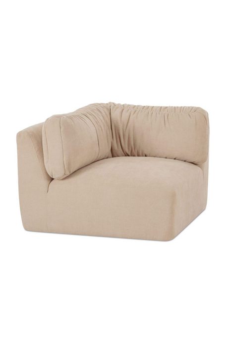 Modern European furniture - Chenille Corner Sofa - www.oroa.com