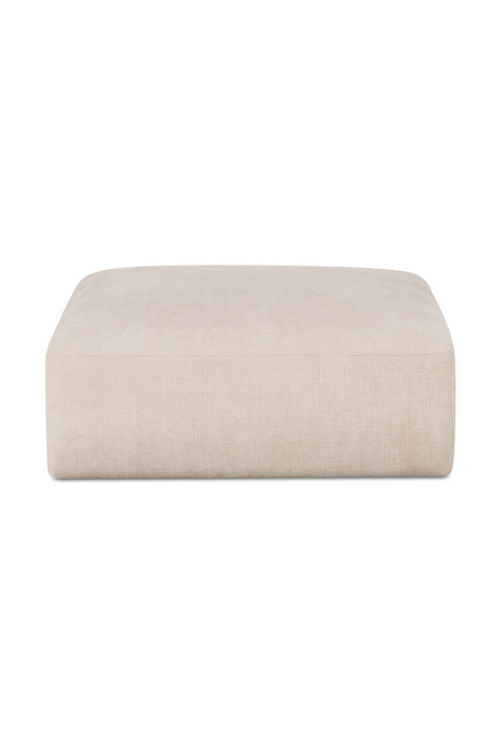Modern European furniture - Chenille Square Ottoman - www.oroa.com