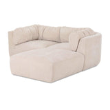 Modern European furniture - Chenille Sectional Corner Sofa - www.oroa.com