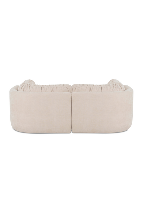 Modern European furniture - Chenille Sectional Corner Sofa - www.oroa.com