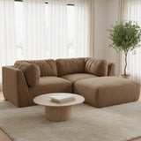Modern European furniture - Chenille Sectional Corner Sofa - www.oroa.com