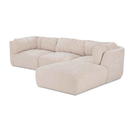 Modern European furniture - Chenille Lounge Modular Sofa - www.oroa.com