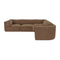 Modern European furniture - Chenille L-Shaped Modular Sofa - www.oroa.com