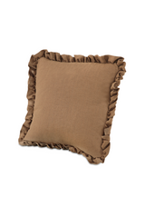 Modern European furniture - Ruffled-Edge Linen Cushion - www.oroa.com