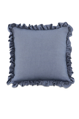 Modern European furniture - Ruffled-Edge Linen Cushion - www.oroa.com