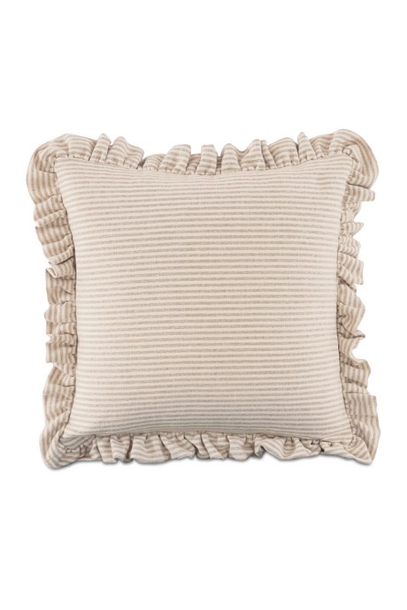 Modern European furniture - Ruffled-Edge Linen Cushion - www.oroa.com