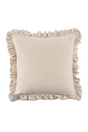 Modern European furniture - Ruffled-Edge Linen Cushion - www.oroa.com