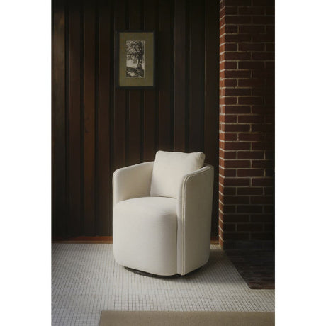 Swivel Upholstered Dining Chair | Novi Living Cecil