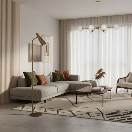 Modern European furniture - Conical Iron Floor Lamp - www.oroa.com