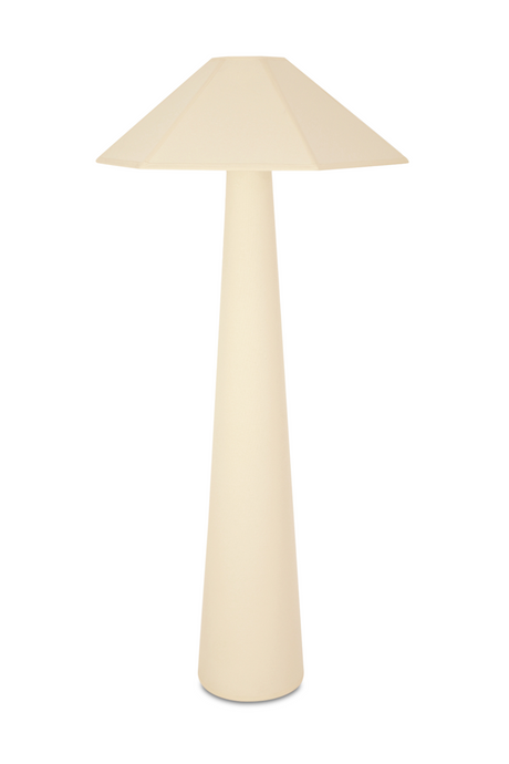 Modern European furniture - Cream Cotton Floor Lamp - www.oroa.com