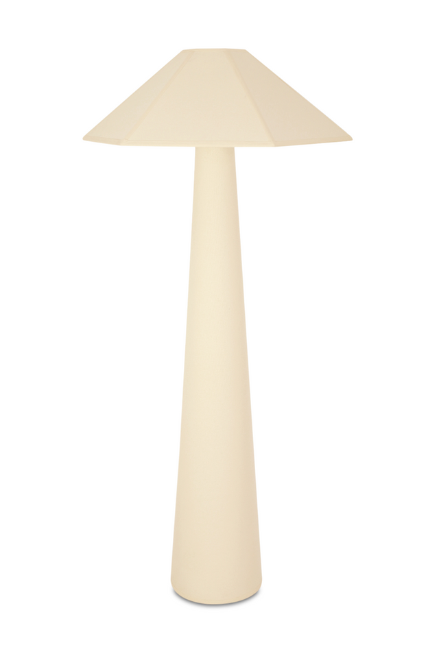 Modern European furniture - Cream Cotton Floor Lamp - www.oroa.com