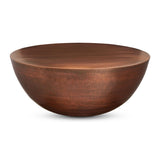 Modern European furniture - Metallic Round Coffee Table - www.oroa.com