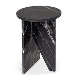 Modern European furniture - Round Marble Modern Accent Table - www.oroa.com